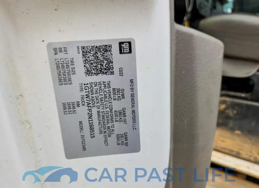 1GTW7AFP2N1168515# 13