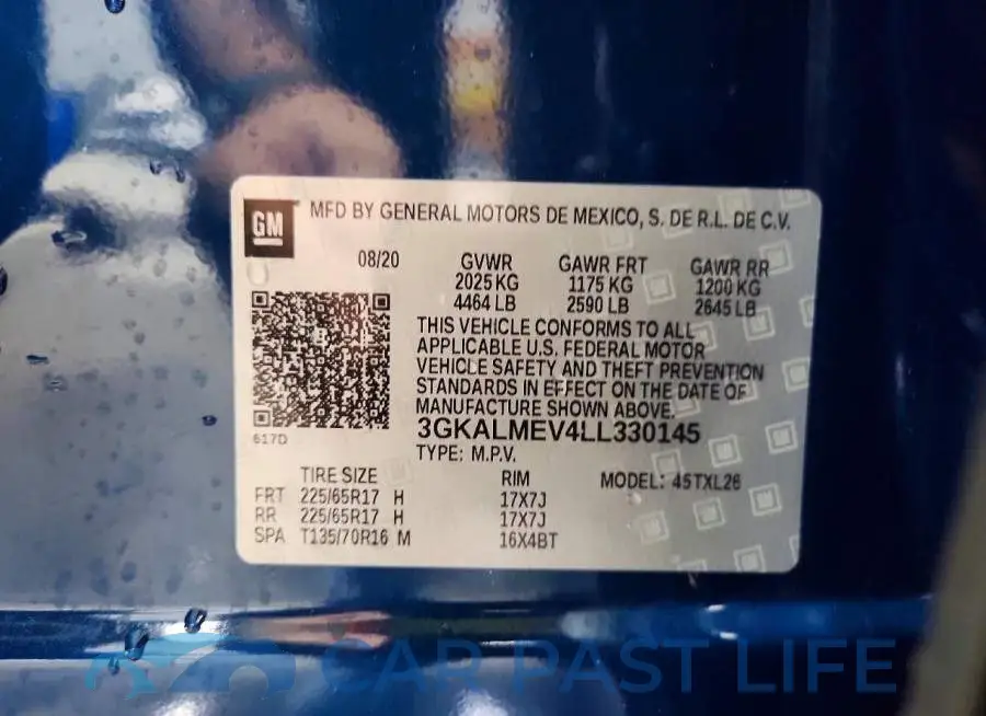 3GKALMEV4LL330145# 12