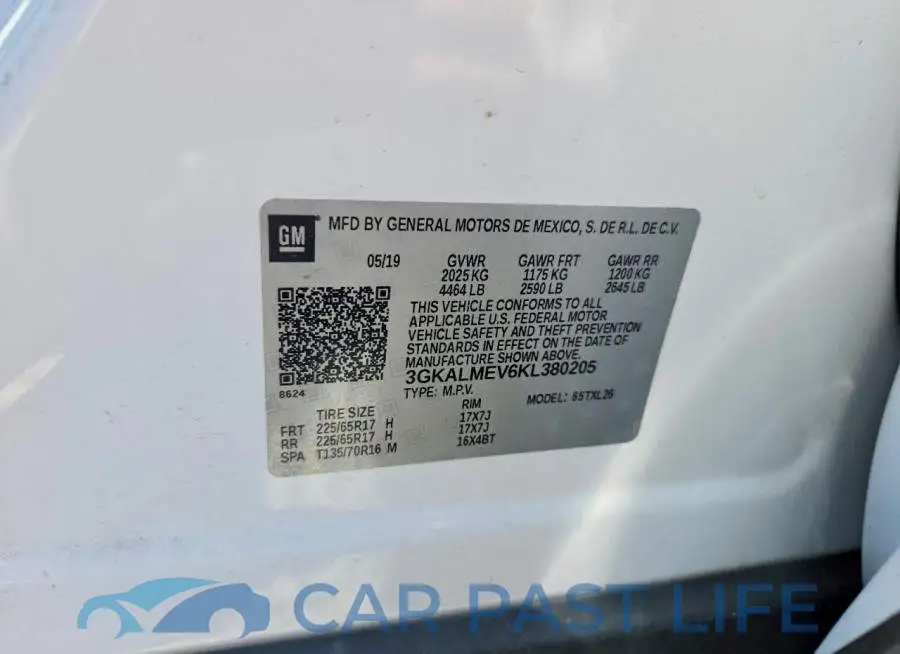 3GKALMEV6KL380205# 13