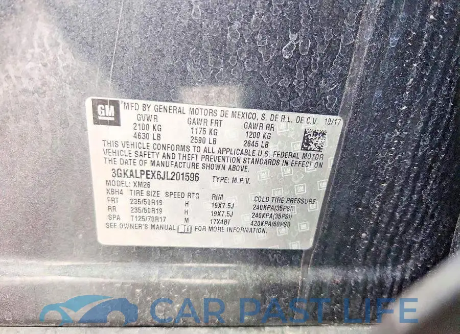 3GKALPEX6JL201596# 12