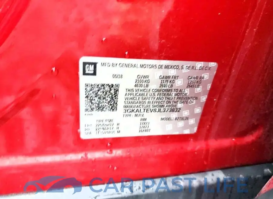 3GKALTEV8JL373832# 13