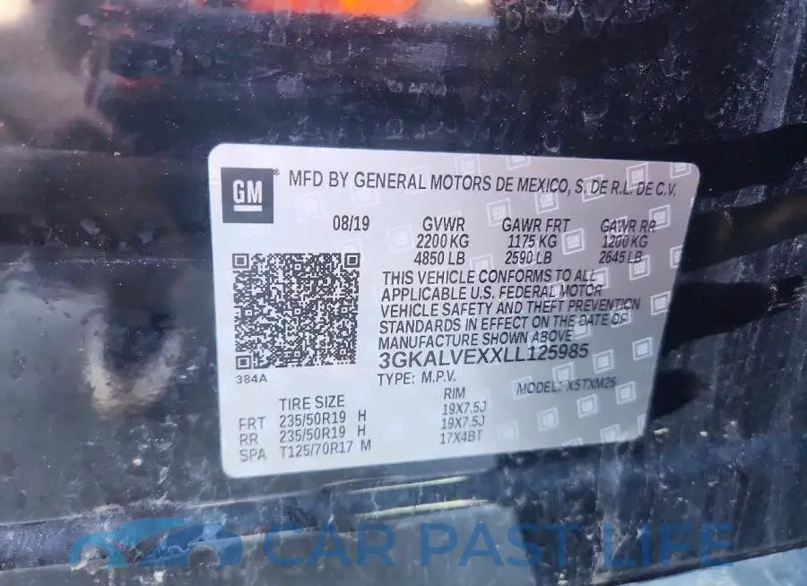 3GKALVEXXLL125985# 12