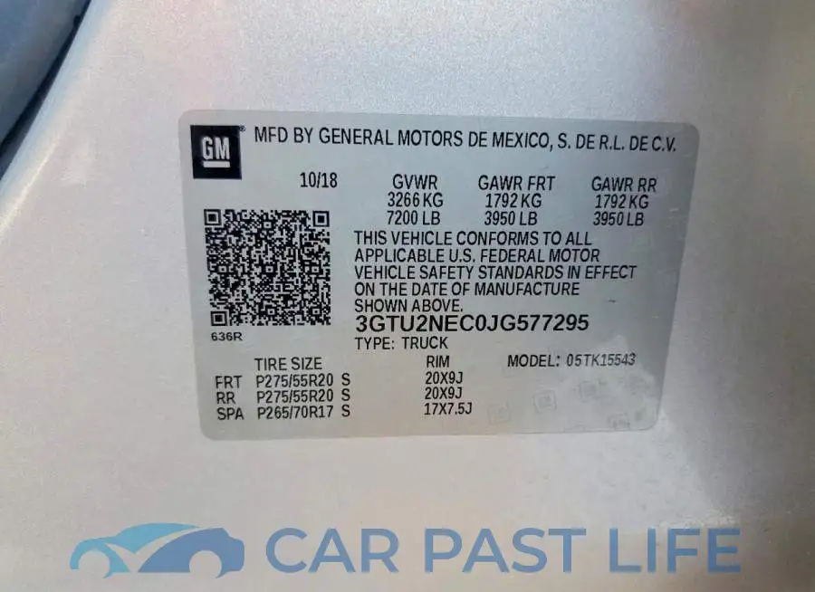 3GTU2NEC0JG577295# 13