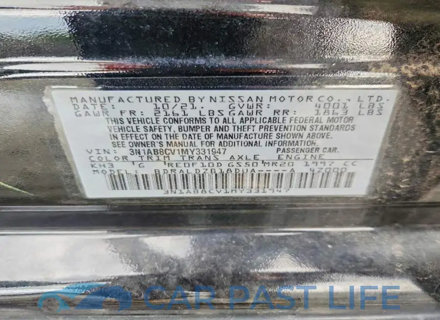 3N1AB8CV1MY331947# 12