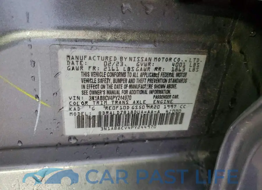 3N1AB8CV4PY244970# 12