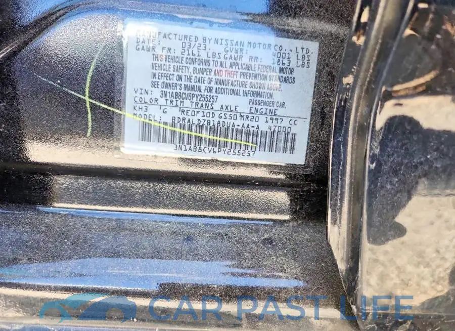 3N1AB8CV6PY255257# 12