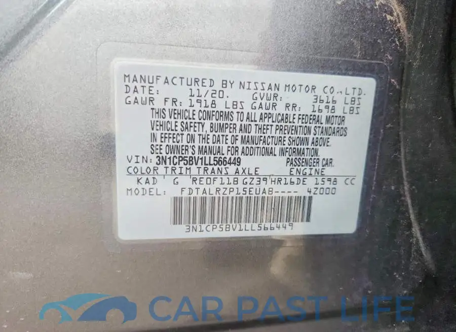 3N1CP5BV1LL566449# 13