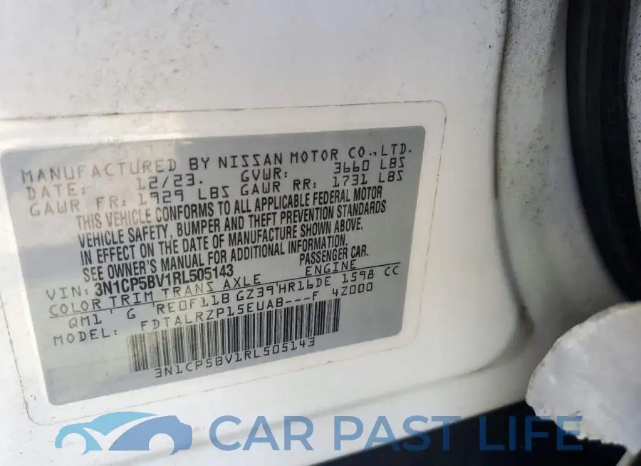 3N1CP5BV1RL505143# 13