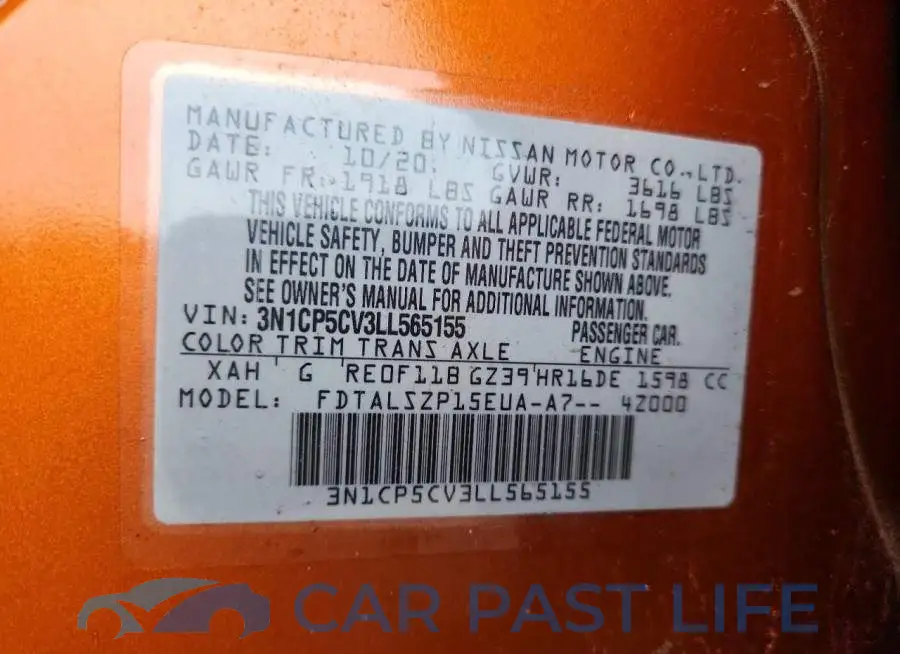 3N1CP5CV3LL565155# 13