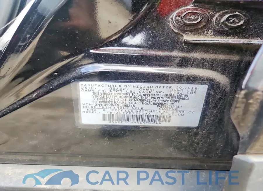 3N1CP5CV4NL495216# 12