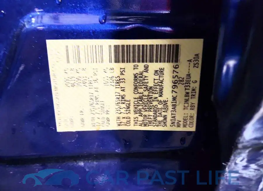 5N1AT3AB1MC796576# 13