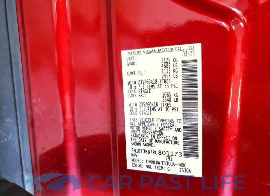 5N1BT3BB7PC801173# 14
