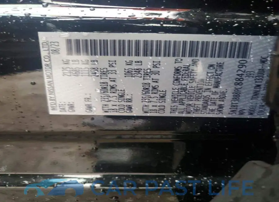 5N1BT3BB8PC884290# 13