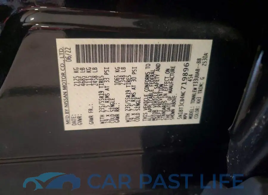 5N1BT3CB4NC719896# 13