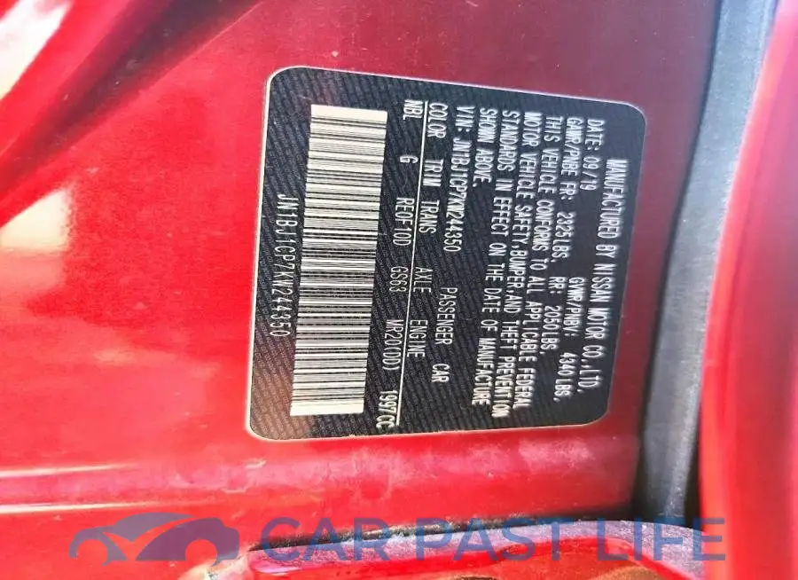 JN1BJ1CP7KW244350# 14