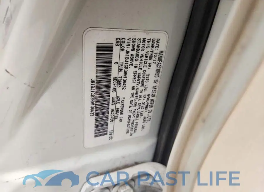 JN1BJ1CR3HW136432# 13