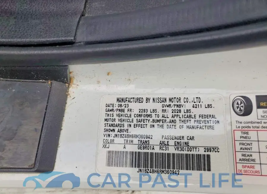 JN1BZ4BH6RM360942# 12