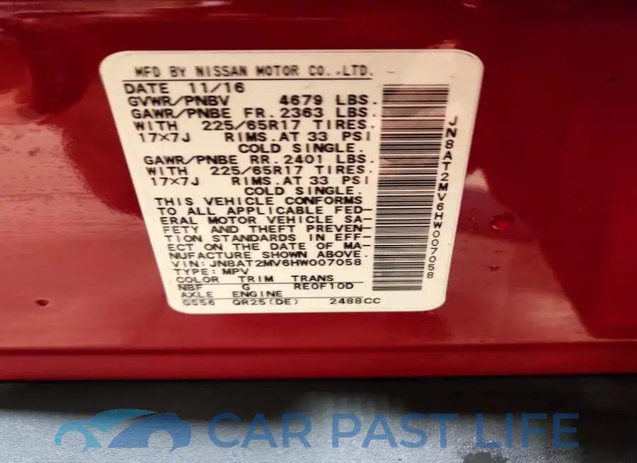 JN8AT2MV6HW007058# 14