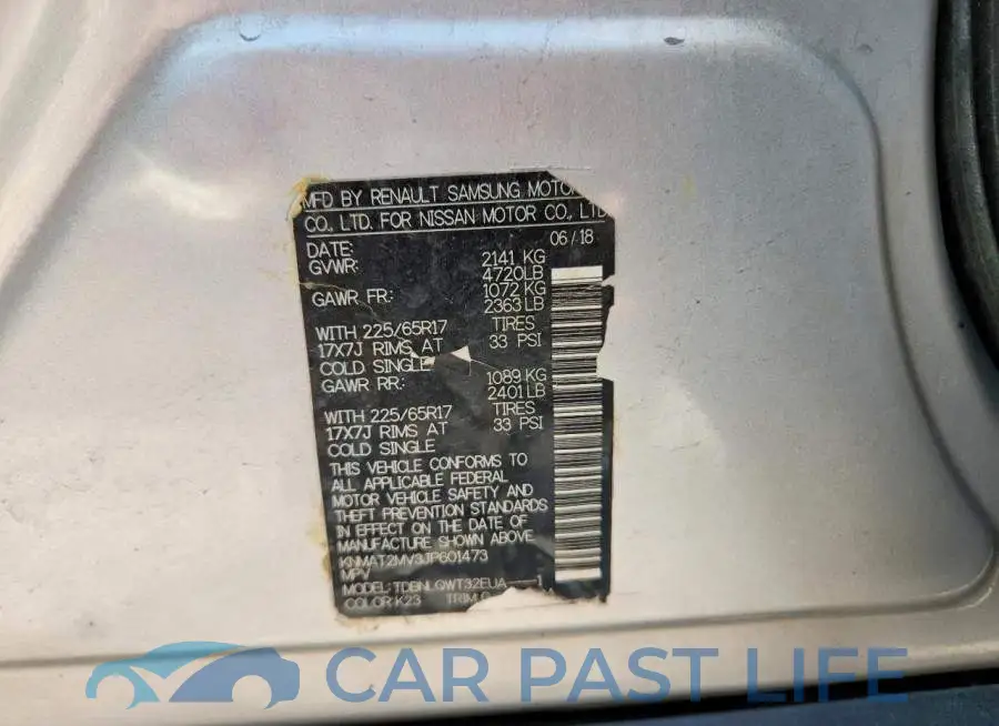 KNMAT2MV3JP601473# 13