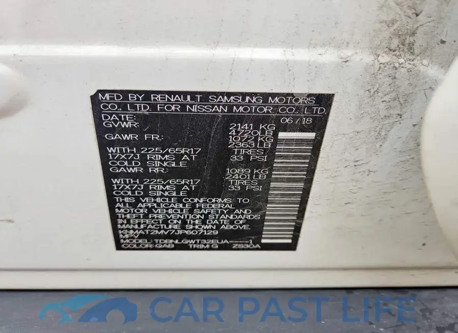 KNMAT2MV7JP607129# 13