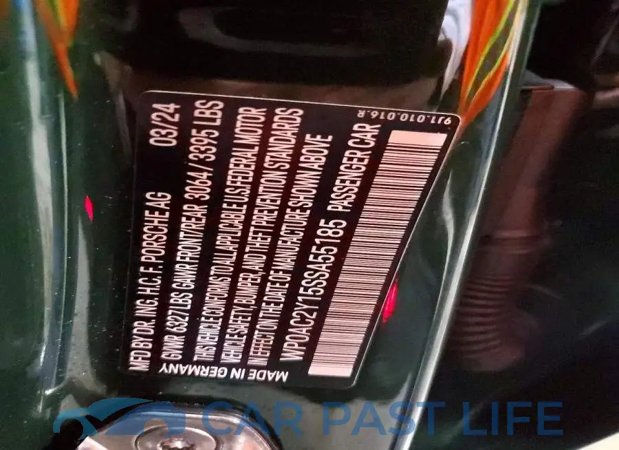 WP0AC2Y15SSA55185# 13