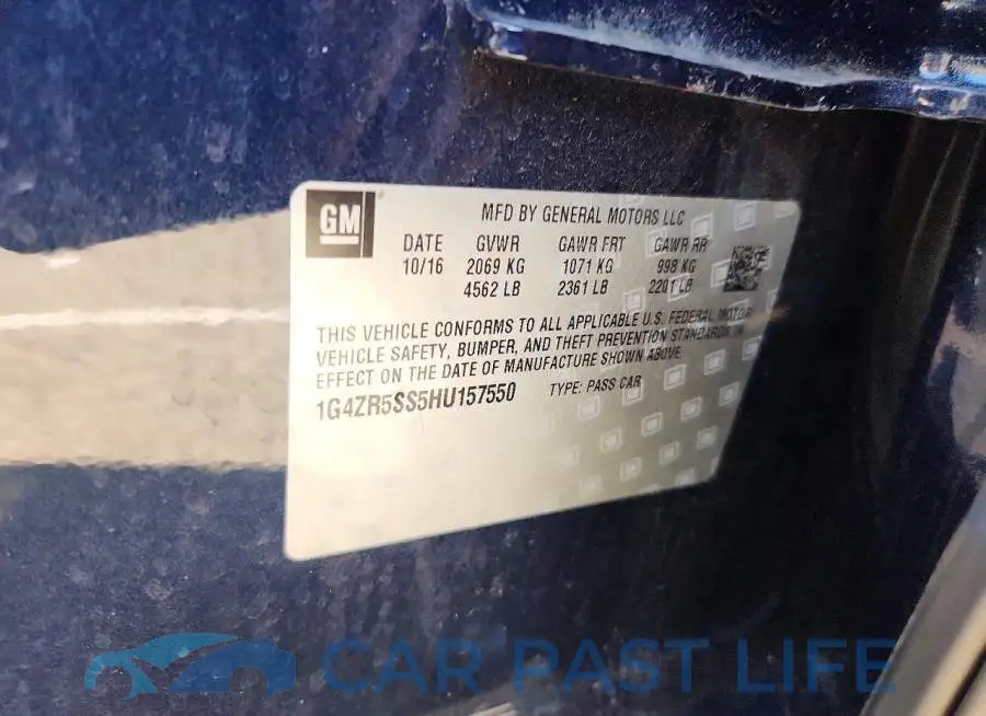 1G4ZR5SS5HU157550# 12