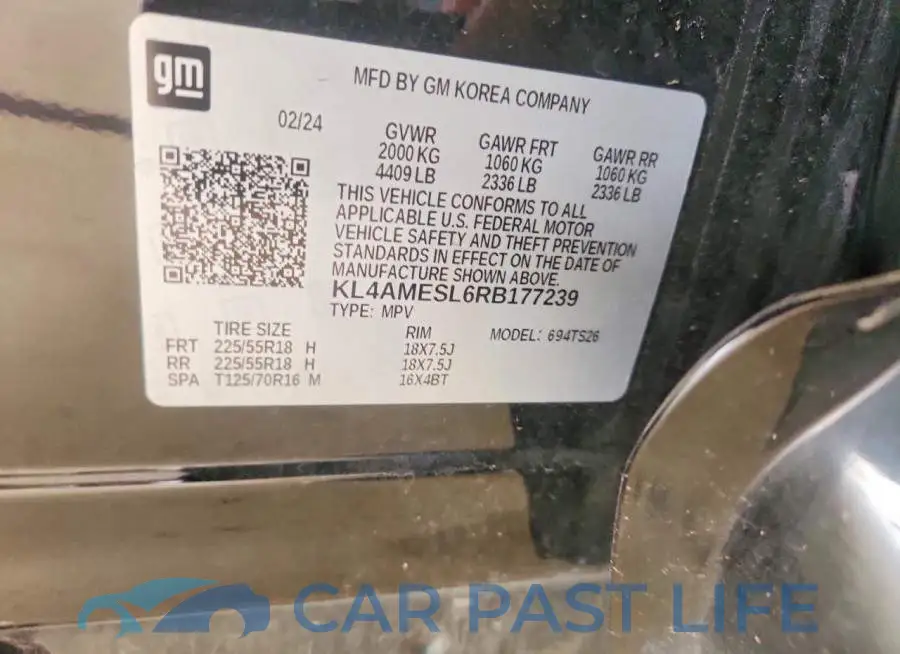 KL4AMESL6RB177239# 13