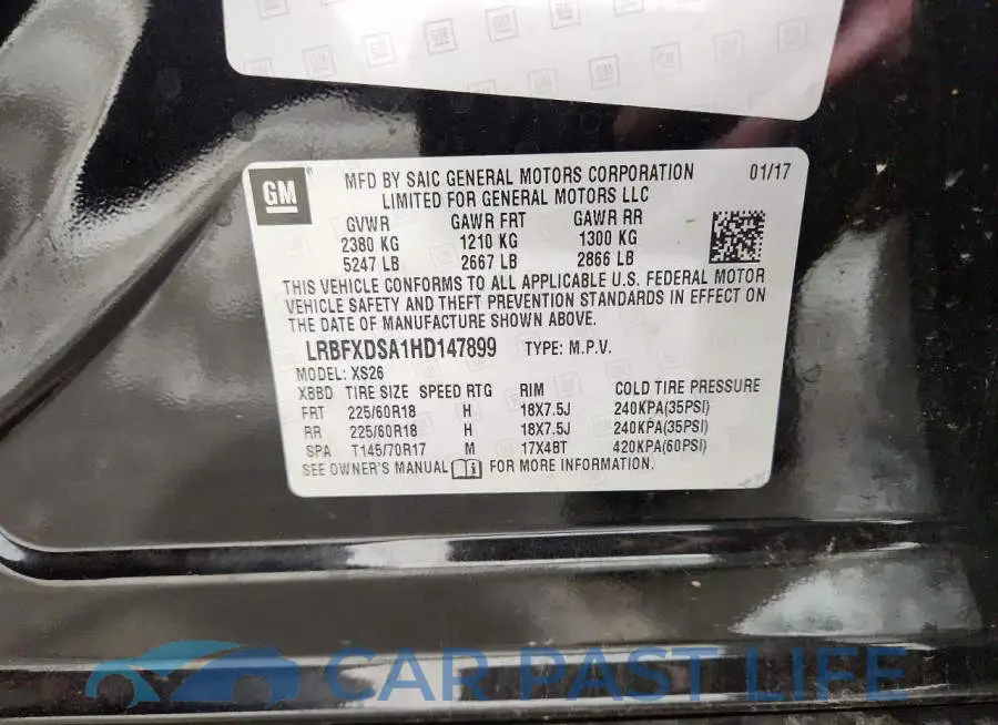 LRBFXDSA1HD147899# 12