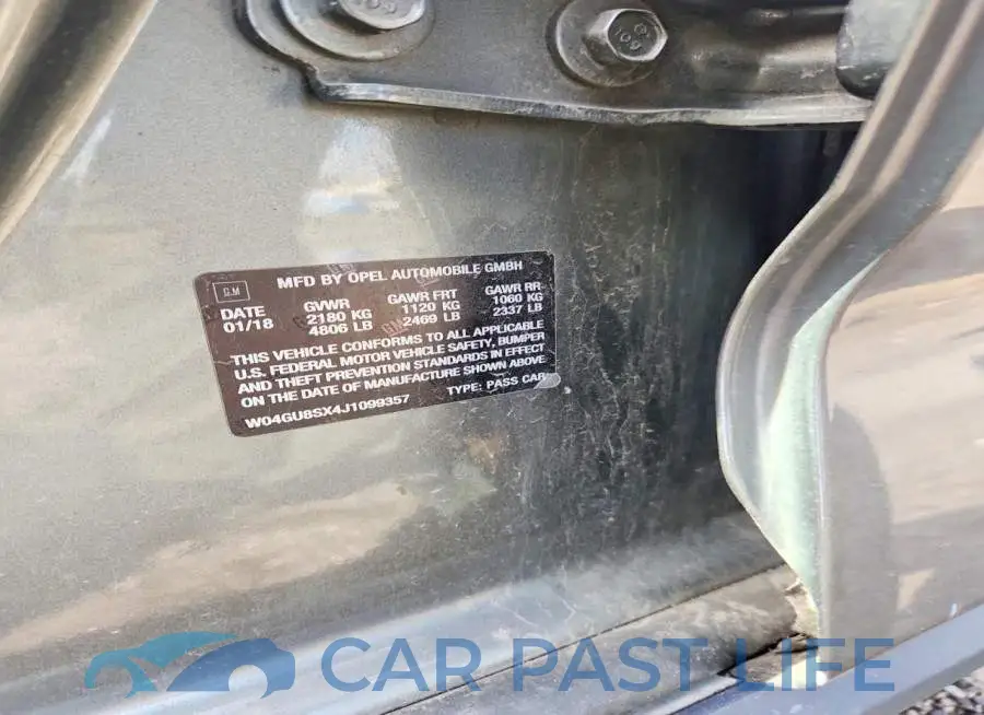 W04GU8SX4J1099357# 12