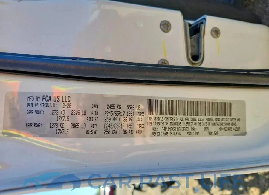 1C4PJMBX2LD613263# 13