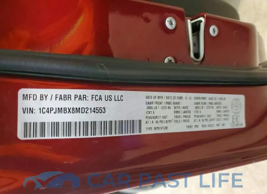 1C4PJMBX8MD214553# 13