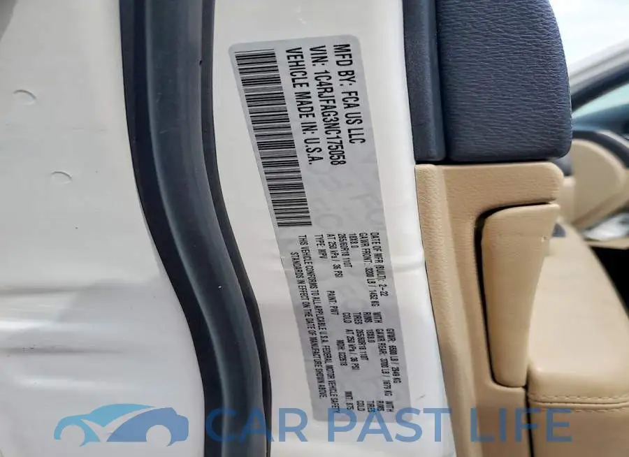1C4RJFAG3NC175058# 13