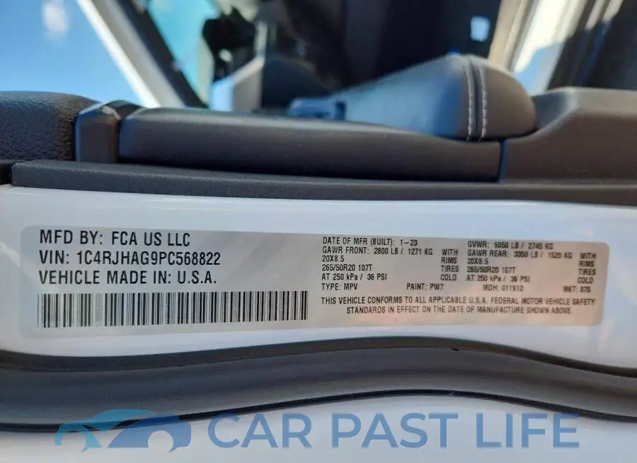 1C4RJHAG9PC568822# 13