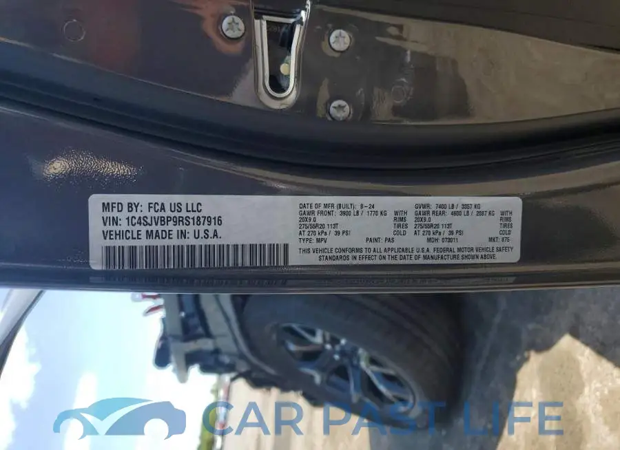 1C4SJVBP9RS187916# 14