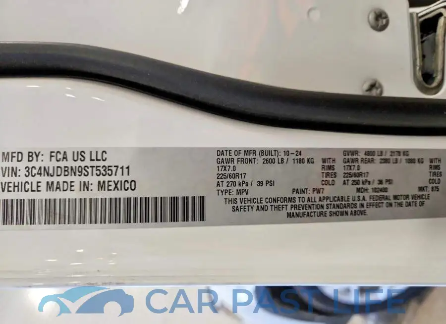 3C4NJDBN9ST535711# 12