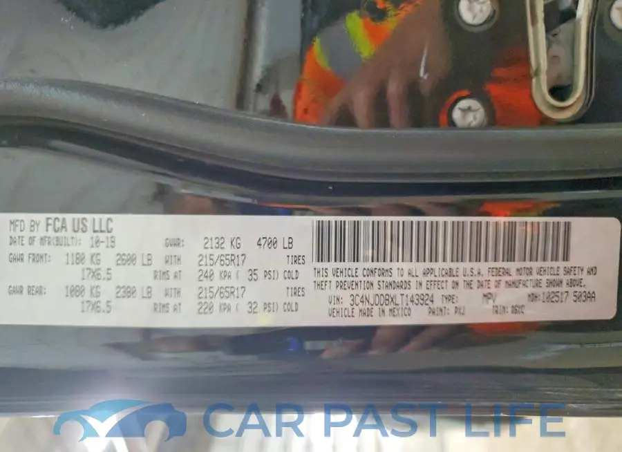 3C4NJDDBXLT143924# 13