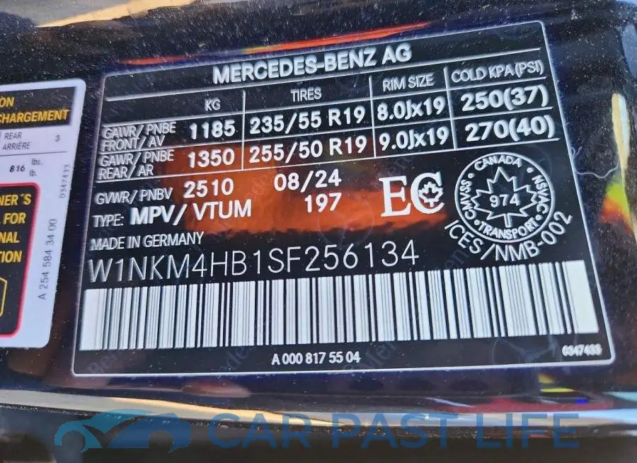 W1NKM4HB1SF256134# 14