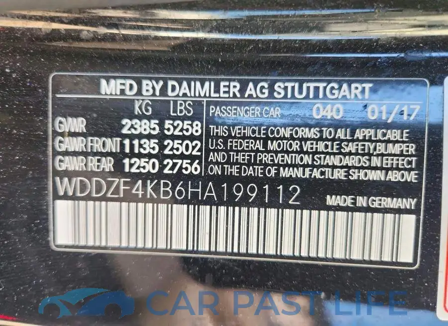 WDDZF4KB6HA199112# 12