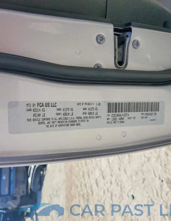 2C3CDXBG4LH123714# 12