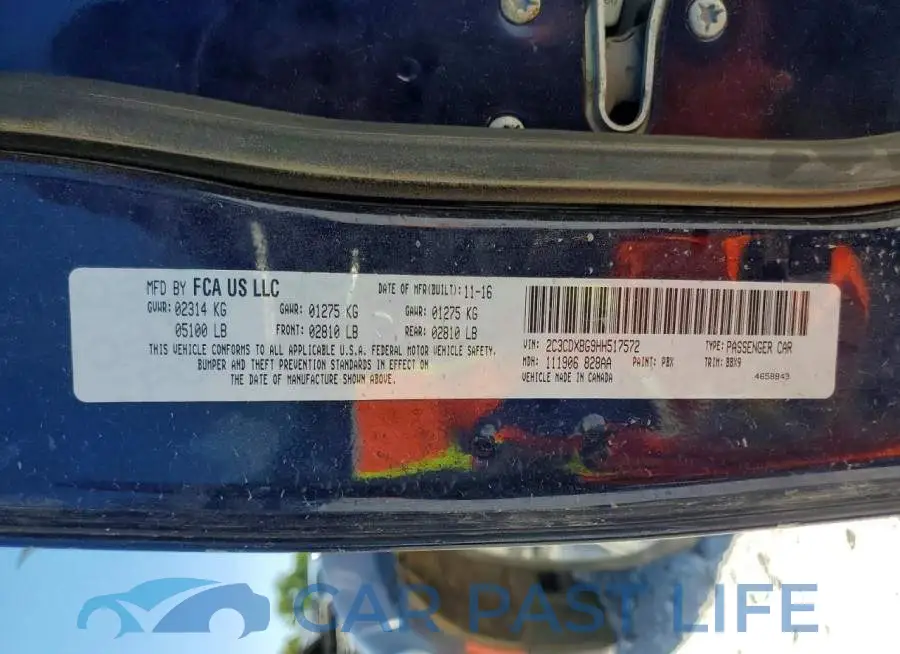 2C3CDXBG9HH517572# 12