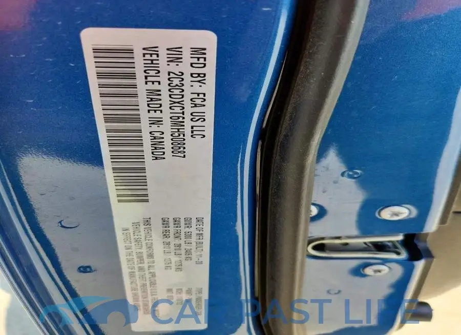 2C3CDXCT6MH508687# 12
