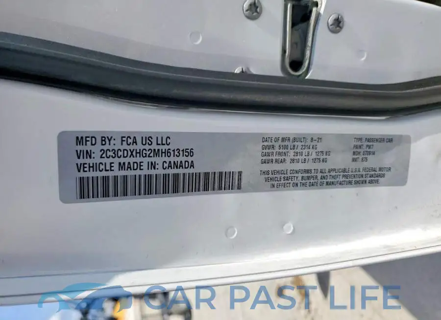 2C3CDXHG2MH613156# 13
