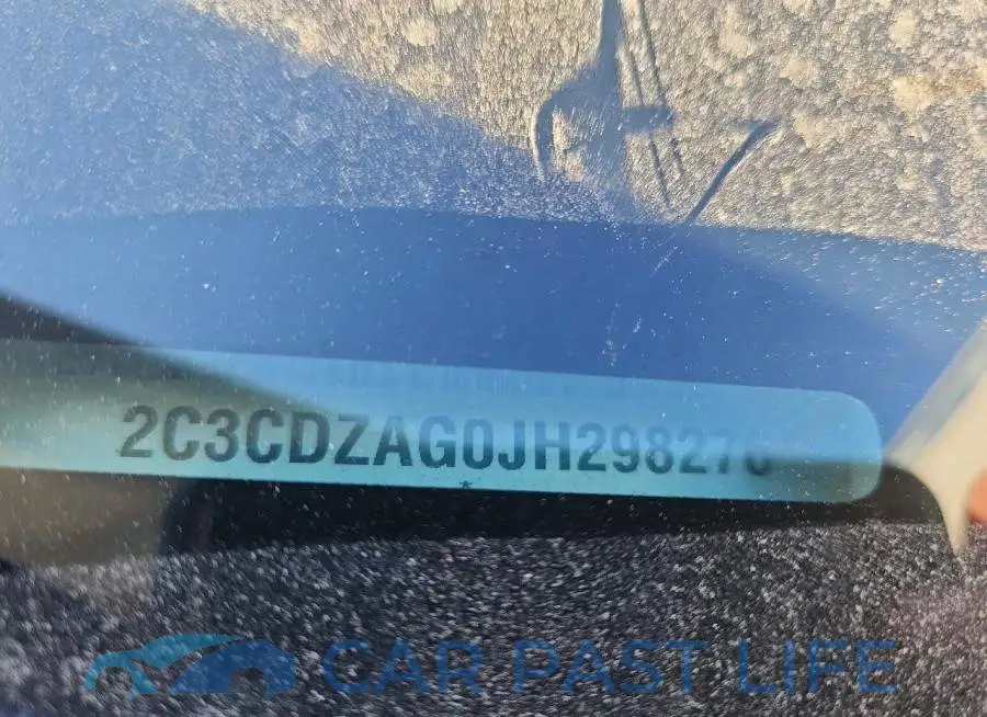 2C3CDZAG0JH298276# 12