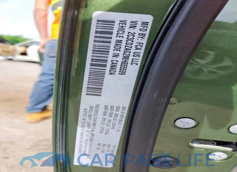 2C3CDZAG2MH655509# 13