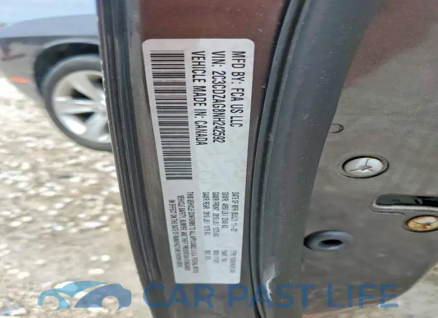 2C3CDZAG8NH242592# 12