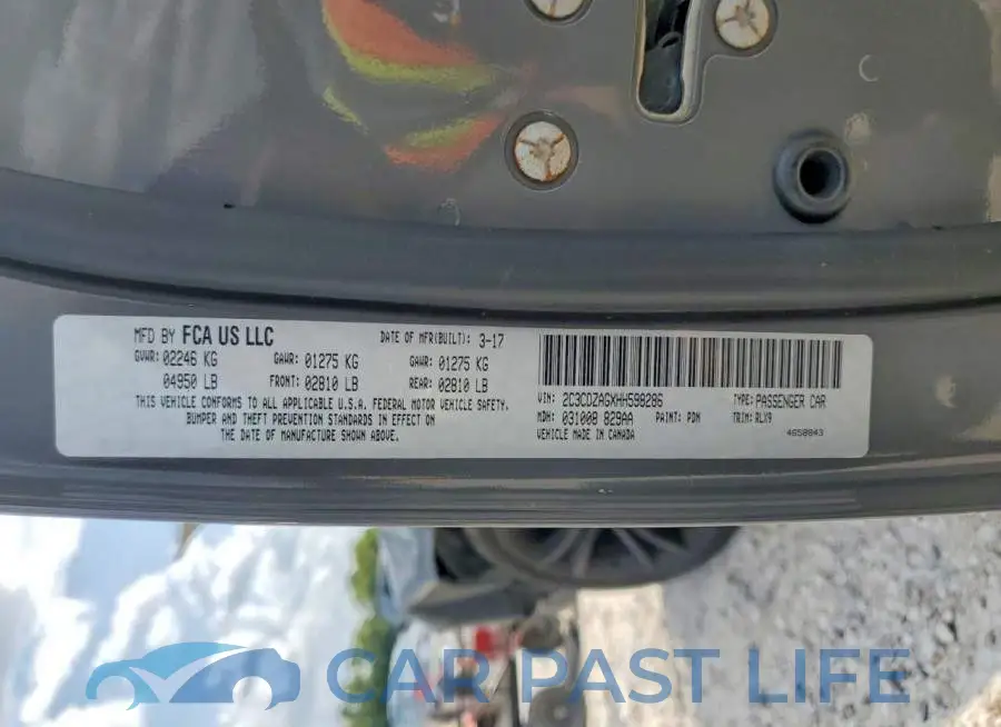2C3CDZAGXHH598286# 13