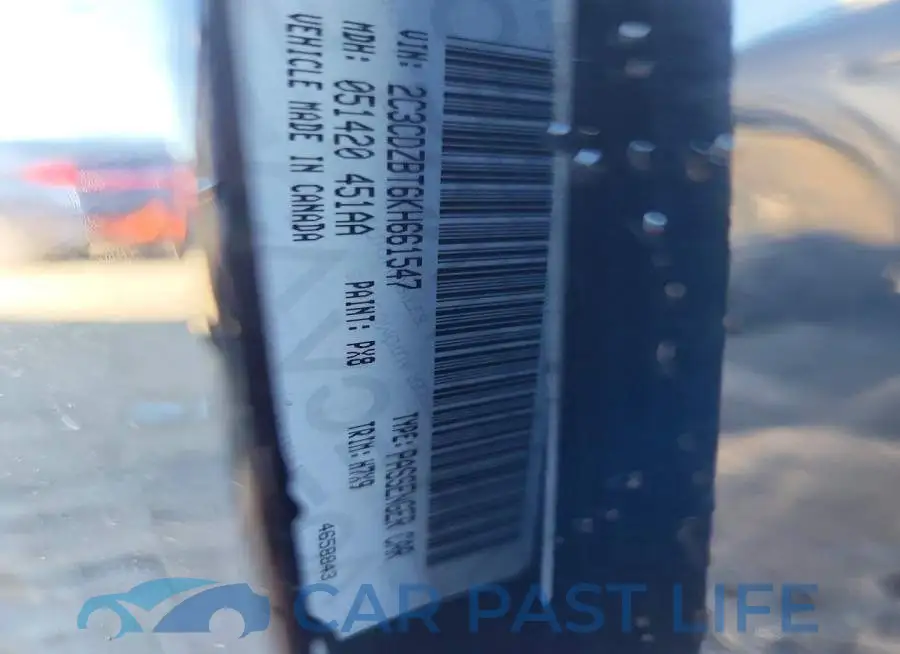 2C3CDZBT6KH661547# 13