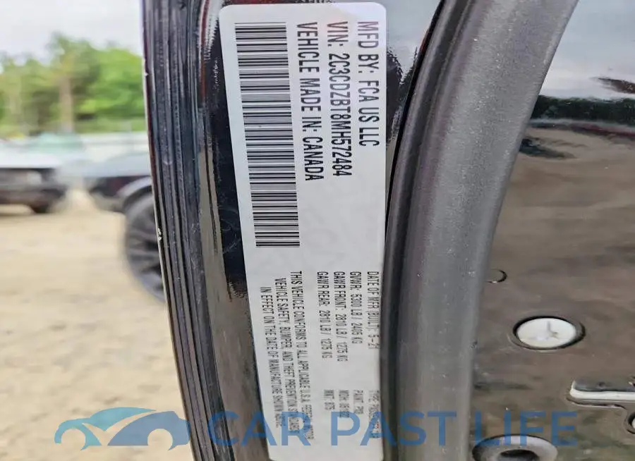 2C3CDZBT8MH572484# 12