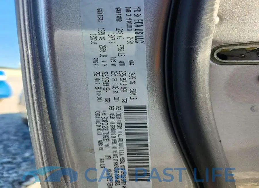 3C4PDCGB3LT194283# 13