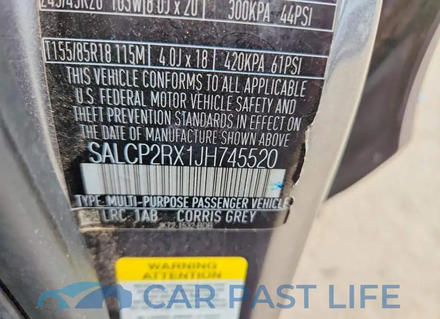 SALCP2RX1JH745520# 13